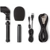 Samson Technologies Q2U USB/XLR Dynamic Microphone Recording and Podcasting Pack (Includes Mic Clip, Desktop Stand, Windscreen and Cables), Silver