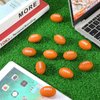 200 Packs Mini Football Sports Stress Ball Mini Foam Footballs Foam Mini Football Stress Ball Bulk Toy for Boys Girls Party Favor School Carnival Reward Football Themed Party Supplies, 1.18 Inches