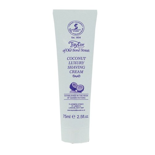 Shaving Cream 75ml Tube Coconut