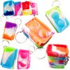 Roaqua 10 packs Bulk Books Backpack Keychain Mini pop Fidget ， Birthday Party Favors,Students Bubble Prize for boy and Little Girl,Kids Classroom Summer Student Gifts