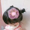 OHAOLYLE 2 Pcs Crown Hair Clips Baby Alligator Hair Clips Toddler Lace Rhinestone Princess Style Hair Accessory Birthday Hair Accessories for Students Children Girls Pink