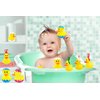 The Dreidel Company Happy Easter Rubber Duck Toy Bunny Rabbit Duckies for Kids Easter Eggs, Bath Birthday Gifts Baby Showers Summer Beach and Pool Activity, 2" (12-Pack)
