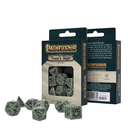 Q-Workshop Pathfinder Tyrant's Grasp Dice Set