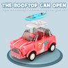 General Jim's Roadster Cars Set of 4 Amazing Mini Cars 480+ Piece Very Detailed Modular Building Blocks Brick Playset or Models - Perfect