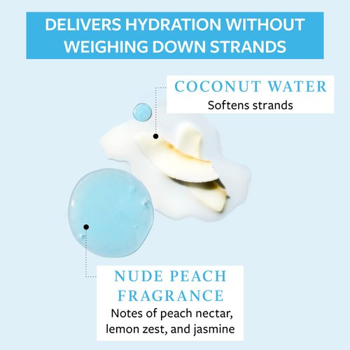 Function of Beauty Customizable Shampoo for Straight Hair, 22 oz - Sulfate Free Shampoo Formulated with Coconut Water to Hydrate & Moisturize