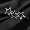 Star Hair Clips Hair Rhinestones Barrettes for Women Lady Elegant Styling Star Hair Accessories (Bling Stars 3)