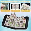 MTGPRO Card Binder for Yoto Cards 4-Pocket,400 Pockets Trading Card Binder Holder Collector Album Book Includes 50 Removable Sleeves (Mermaid Dress Up)