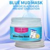 AICHUN BEAUTY Clay Face Mask Deep Cleansing Exfoliation Soothing Repair Remove Blackheads Facial Moisturizing Anti-Acne (COLLAGEN & HYALURONIC ACID (BLUE))