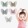 Ayehe Butterfly Hair Clips, 5 Pieces Small Baby Hair Clips, Cute Hair Accessories for Girls, Kids, Teens, Women