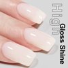 AILLSA Milky White Gel Nail Polish Nude Gel Polish Natural Color Translucent Jelly Gel Polish Soak Off U V Clear Coat Gel Neutral Nails for Winter Nail Art French Manicure at Home 0.51 Fl Oz /GB07