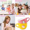 Partywind 204 Styles Glitter Temporary Tattoos for Kids Girls, 34 Sheets Perforated Tattoo Stickers for Girls Party Supplies Favors, Birthday Goodie Bag Stuffers Games Toys