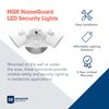 Lithonia Lighting HGX LED 2RH ALO SWW2 120 PIR WH M2 HomeGuard Security Flood Lights 2150-2600 Lumens, 2-Light, Photocell Sensor and Motion Detection, White