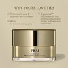 PRAI Beauty 24K Gold Wrinkle Repair Eye Creme - Anti-Aging and Anti-Wrinkle Eye Cream - Infused with Hyaluronic Acid and Real 24K Gold, 0.5 Oz