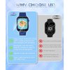 TGFBH Kids Smart Watch for Girls Age 5-12 Toys with 26 Games 2 Screen Protectors HD Touchscreen Video Camera Music Player Pedometer Learn Card Audiobook Toddler Watches Boys Birthday Gifts (Blue)