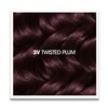 All About Curls 3V Twisted Plum Permanent Hair Color (Prep + Protect Serum & Hair Dye for Curly Hair) - 100% Grey Coverage, Nourished & Radiant Curls