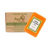 AyuRoots - Ayurvedic Papaya Cucumber Soap Bar All Natural Vegan Face & Body Skin Refreshing and Renewing Cleansing Handmade in India - 3.88 oz