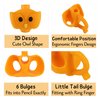 Mr. Pen Owl Pencil Grips, 6 pcs, Silicone Gel, Cute, Fits Pencils, Pens, Crayons