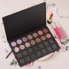 Allwon Empty Magnetic Eyeshadow Makeup Palette with 28Pcs 26mm Round Metal Pans