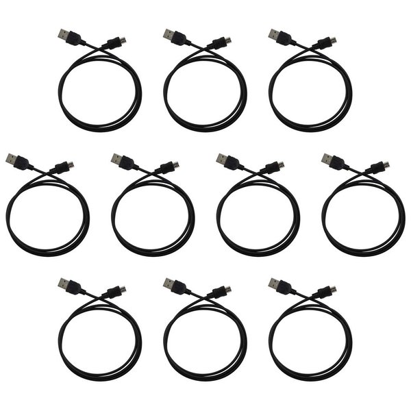 Harper Grove Micro USB Cable, 3FT USB A 2.0 to Micro USB Charger and Sync Cable, 10 Pack, for Alcatel 1x Evolve 3T 8 8.0 768 871 A A3 A3 XL A5 LED A30 Fierce Allura Cinch Dawn