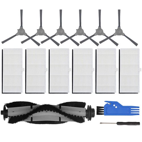 JJ Neumann Replacement Parts Accessories Compatible with Coredy R3500 R3500S, R550(R500+), R650, R600, R700, R750, R580, Goovi 1600PA D380, D382, iMartine C800,D900,D900C, DeenKee DK600 Robot Vacuum