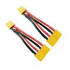 FLY RC 2pcs XT90 Plug Parallel Battery Connector Cable XT90 Connector Style Parallel Y-Harness for Quadcopters Multirotors RC LiPo Battery Male and Female Connectors
