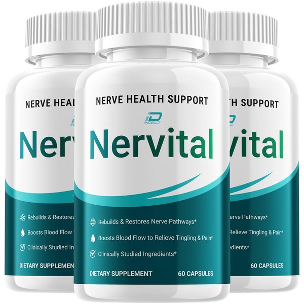 Nervital Capsules – Nervital Advanced Supplement Natural Blend, Reviews (3 Pack - 180 Capsules)