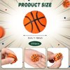 Charniol 200 Pack Mini Basketball Stress Balls, 1.2 Inch Mini Foam Basketball Bulk Basketball Party Favors Decorations for Kids Adults Anxiety Stress Relief