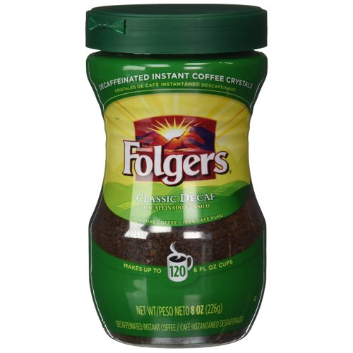 Folgers Classic Decaf Instant Coffee 8 oz