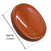 Red Jasper Worry Stone Crystals and Healing Stones - Worry Stones for Stress Relief Gifts - Piedra Crystal Fidget for Meditation - Unique Stocking Stuffers and Birthday Gifts for Women, Men