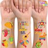 JOYIN 144 PCS Cinco De Mayo Temporary Tattoo Set for Mexican Themed Party, Fiesta Party Fake Tattoos Stickers Sombrero Hats, Taco Design, Face Body Tattoo Decorations
