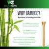 Wedge Guys Bamboo Golf Tees 2-3/4 Inch - 250pcs. - Free Ball Marker - Stronger Than Wooden Golf Tees Biodegradable & Less Friction, PGA Professional Approved, Bulk Bag