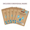 Naturally 30 Hydrating Hyaluronic Acid Infused Sheet Mask, 5 Sheet Masks Included