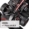 Rcarmumb RC 2.9 Wheel Tires Set for 1/7 Arrm a Felony,2PCS 42/100 2.9 Tires,2PCS 53/107 2.9 Tires,RC Tire Set with Wheel Wrench,Black