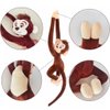 Pgsnhxj Hanging Monkey Stuffed Animals 24" Monkey Plush Toy Stuffed Monkey Christmas Birthday Gift for Kids