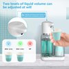 Luvan Automatic Mouthwash Dispenser for Bathroom, 25oz(750ml) Smart Mouthwash Dispenser with Cup Holder, Infrared Sensor and 2 Dispensing Levels, Rechargable Mouth Pumb Dispenser for All Age Groups
