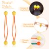 20Pcs Small Plastics Balls Hair Ties Round Bead Ponytail Holders for Toddler Girls Women Elastic Rubber Bands Bubble Hair Ties Beads Hair Accessories