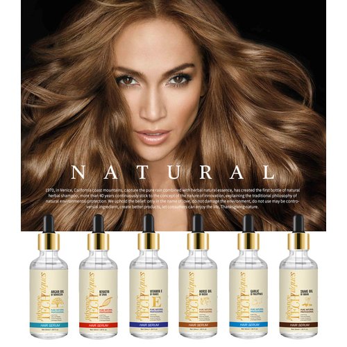 DISAAR Beauty Hair Serum Anti Frizz Nourish Damaged Repair Color Protection Pure Natural Professional Advance Techniques Care 50ml/1.69oz (Argan Oil Of Morocco)