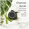 Activated Charcoal Body Scrub with Collagen and Stem Cell Infused 10 fl oz, Deep Cleanse, Exfoliate, Tone, Moisturize