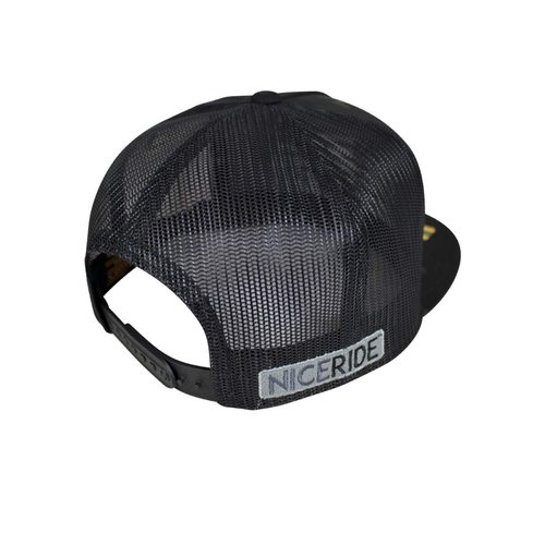 NICERIDE Baseball Cap – Strong Faded Snapback Mesh Back Trucker Hat 6006 (Camo)