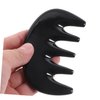 Ipetboom Horn Comb Hair Massage Comb Five Massage Comb Curling Comb Scalp Comb Scalp Massager Comb Black Water Curly Hair Comb Jade Massage Comb Scraping Board Massage Stone Spa