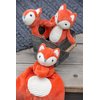 Mary Meyer Baby Rattle Leika Infant Soft Toys, 6-Inches, Little Fox