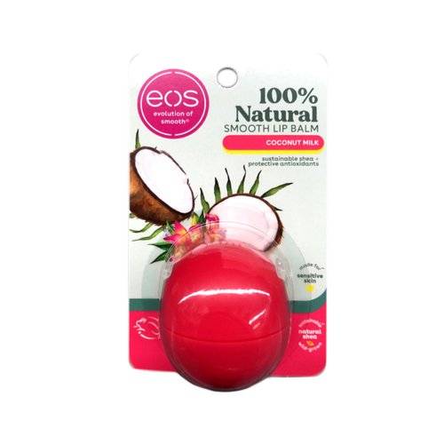 EOS Super Soft Shea Lip Balm, Coconut Milk 0.25 oz (Pack of 3)