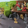 LovesTown 120PCS Army Men Action Figures, Plastic Toy Soldier Figures Green Red Yellow Silver Army Men Playset for Boys Birthday
