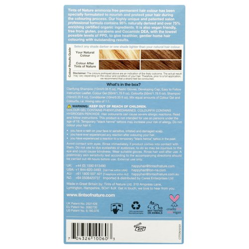 TINTS OF NATURE 6N Natural Dark Blonde Hair Color, 4.4 FZ