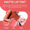 MAKEHEAL] Lipleasure Velvet Lip Tint Lasting, Matte Long-Lasting Lip Tint, Velvet Blur Finish, Smooth and Hydrated Lips All-Day, Vibrant and Soft Shades (03 - Papaya)