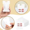 200 Pieces Hair Clip Display Cards 350gsm Cardstock Hair Bow Display Holder Hair Clip Bow Display Cards for Hair Accessories Display and Organizing 4.25x2.75 Inches