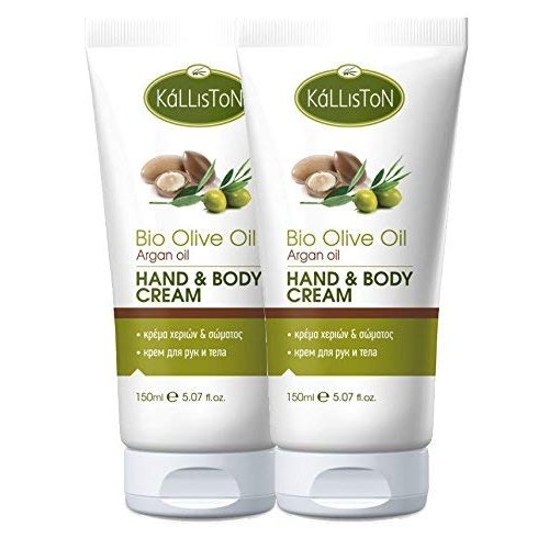 Kalliston, Anti Aging Argon Oil and Organic Olive Oil Lotion, Hand &amp; Body Cream, Made in Ancient ...