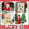 Christmas Stickers, Christmas Tree Stickers for Kids, 24 Sheets Christmas Crafts for Kids, Make Your Own Christmas Tree Stickers Christmas Gifts for Christmas Activities Games Party Favors Supplies