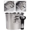 Goetland Stainless Steel WWII US Military Canteen Kit 1QT with 0.5QT Cup Nylon Cover G.I.