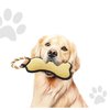 Prudance Squeaky Bone Dog Chew Toys with Cotton Rope Handle Dog Tug Toy Puppy Training Interactive Play Dog Bite Pull Toy
